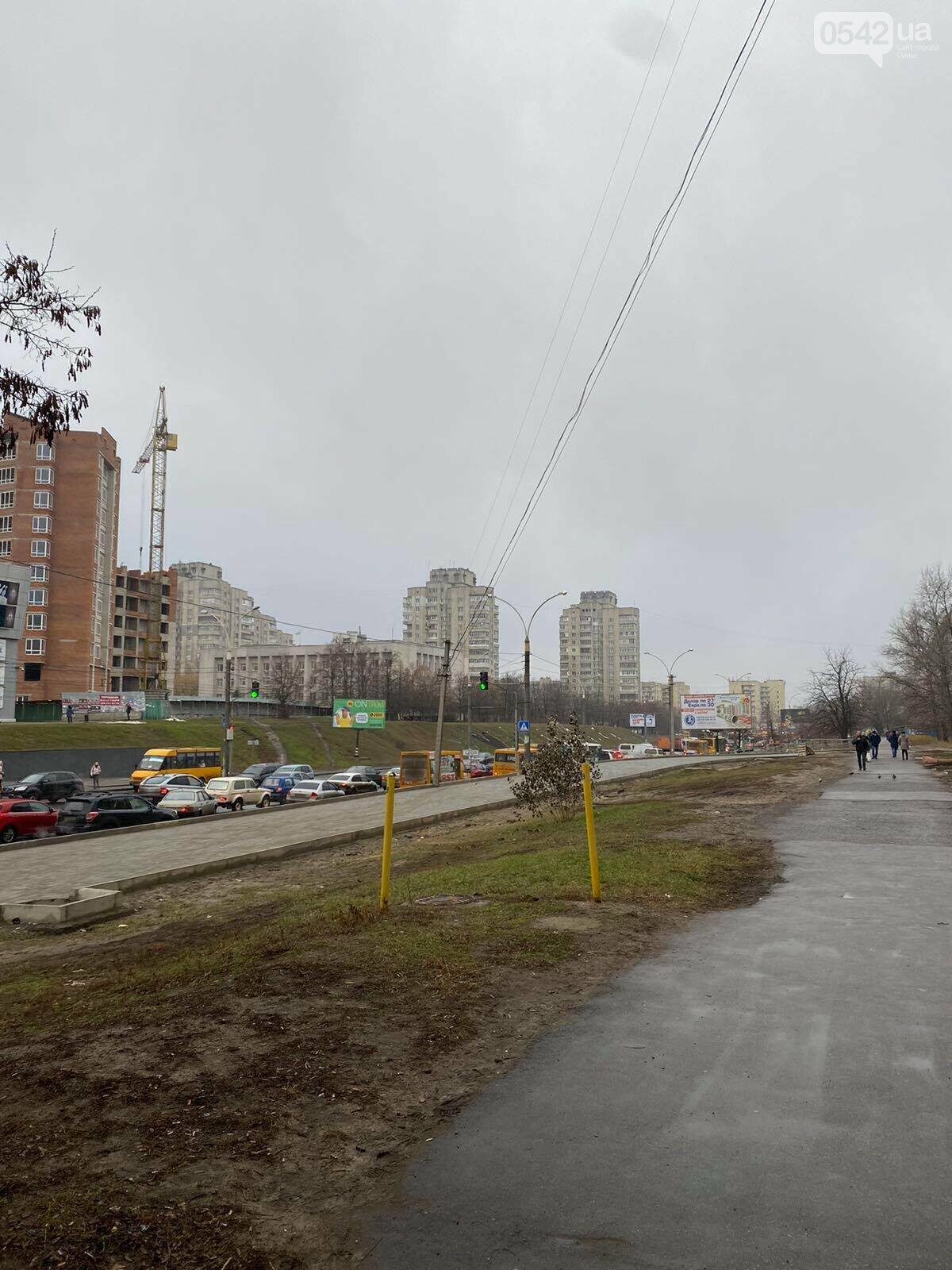 У Сумах через ДТП тимчасово «стояв» проспект Лушпи, фото-3 У Сумах через ДТП тимчасово «стояв» проспект Лушпи, фото-3