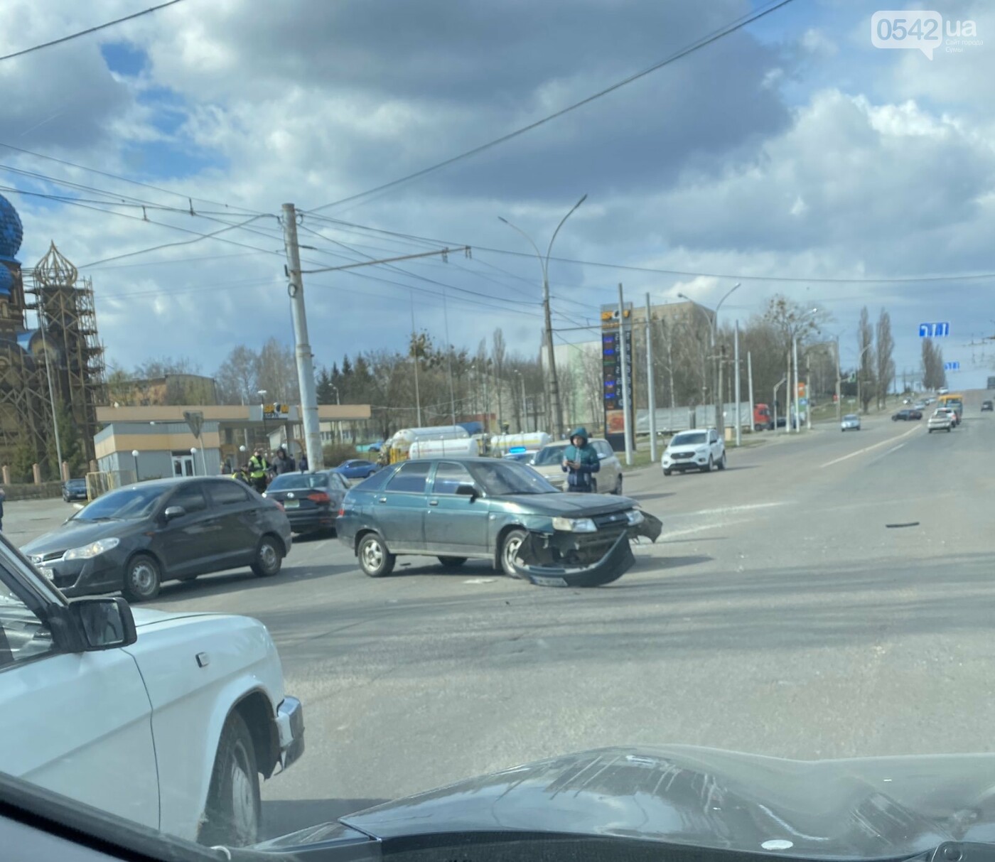 У Сумах ДТП на Курському проспекті, фото-2 У Сумах ДТП на Курському проспекті, фото-2