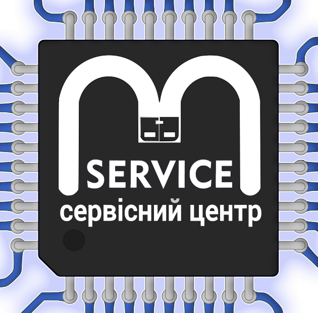 Логотип - M.Service - професійний ремонт телефонів та ноутбуків в Сумах