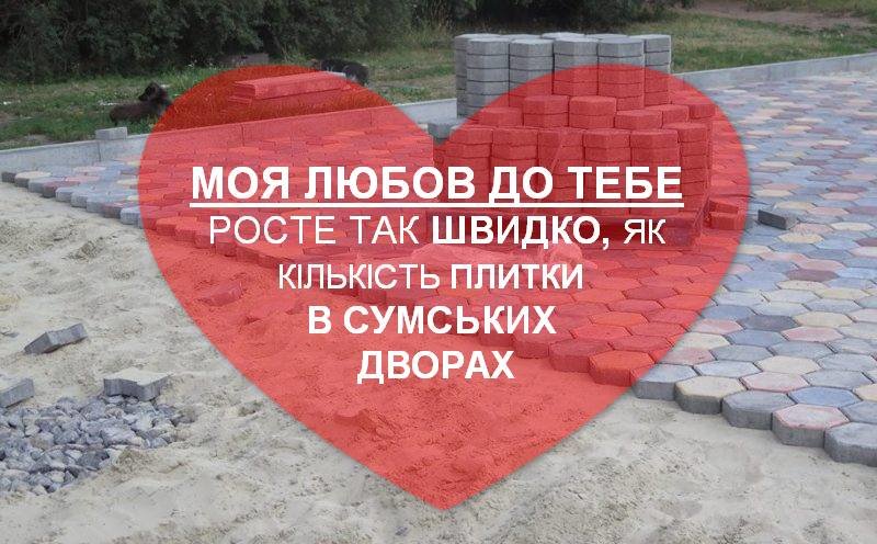 «Валентинки по-сумськи»: сумчани зізналися у коханні місту, фото-1 «Валентинки по-сумськи»: сумчани зізналися у коханні місту, фото-1