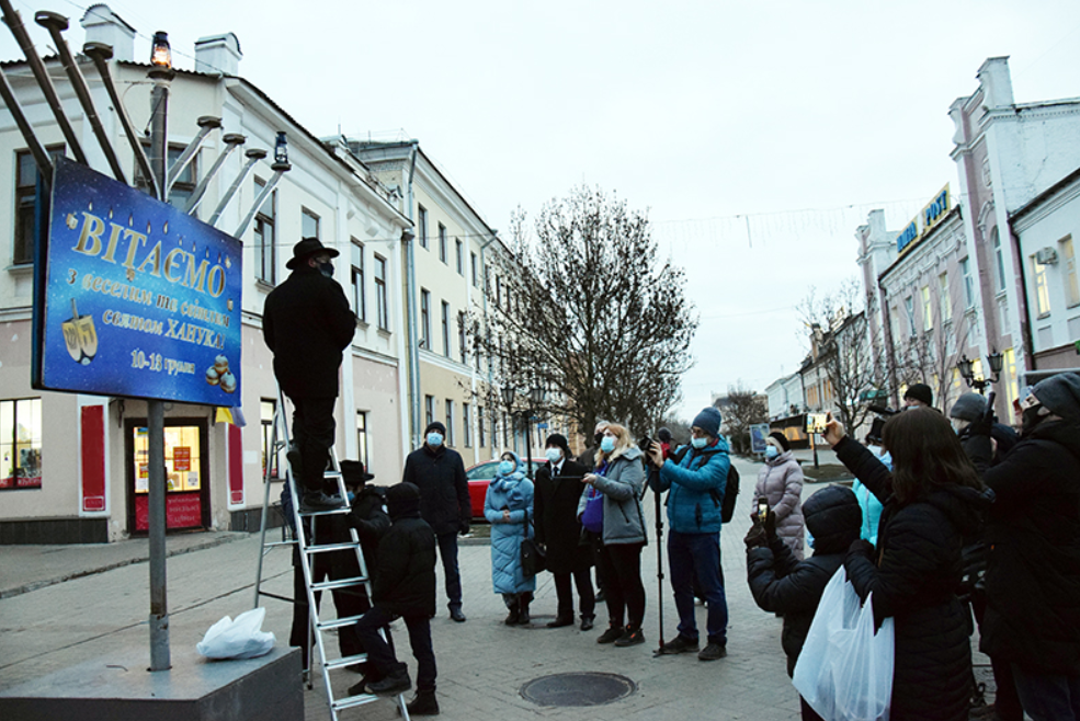 Ханука: у центрі Сум запалили першу свічку, фото-3