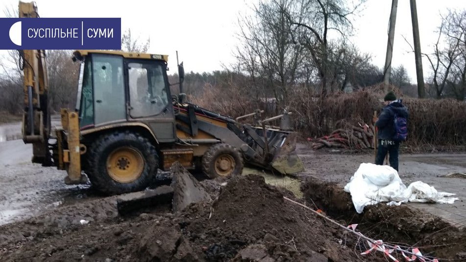 Через перериту дорогу сумчани не можуть доїхати до своїх гаражів