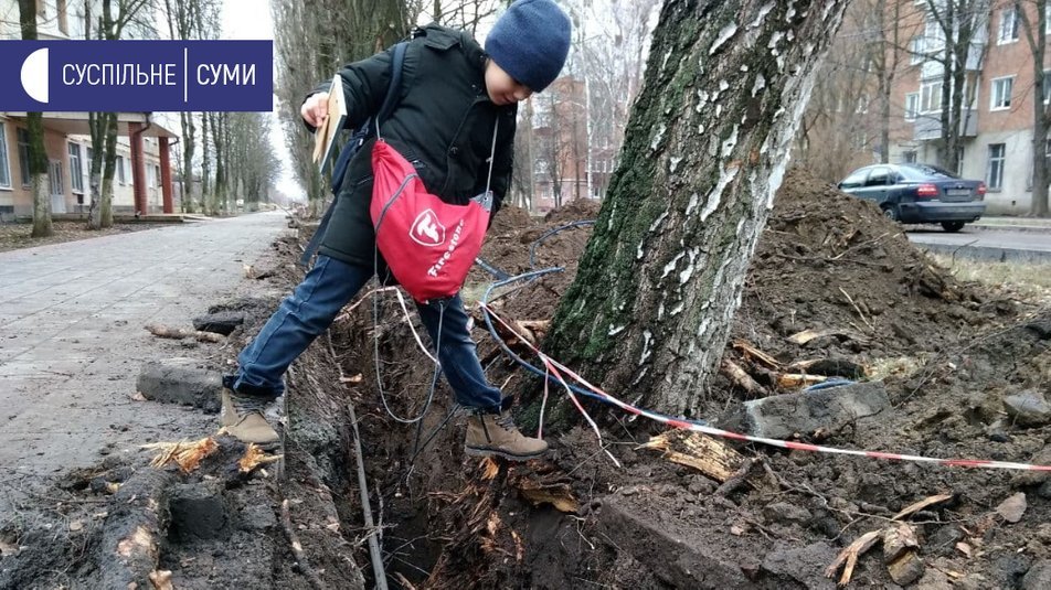 Через перериту дорогу сумчани не можуть доїхати до своїх гаражів, фото-1