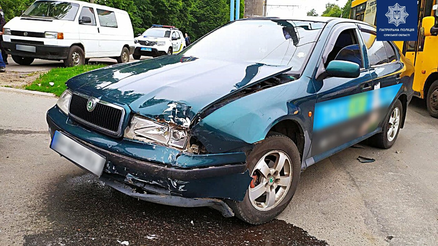 У Сумах сталося дві ДТП з постраждалими, фото-2 У Сумах сталося дві ДТП з постраждалими, фото-2