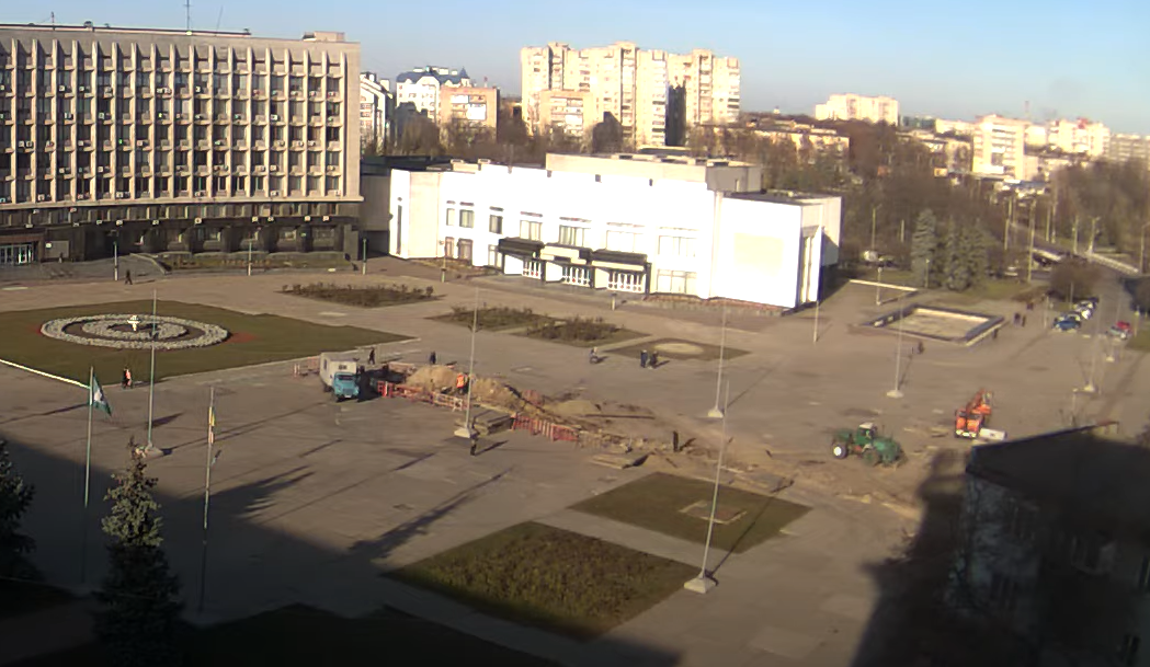 У Сумах розрили площу Незалежності
