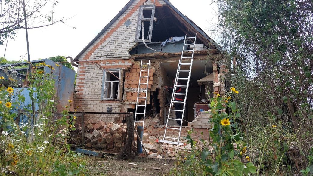Під час обстрілу села Радьківка на Сумщині були зруйновані житлові будинки