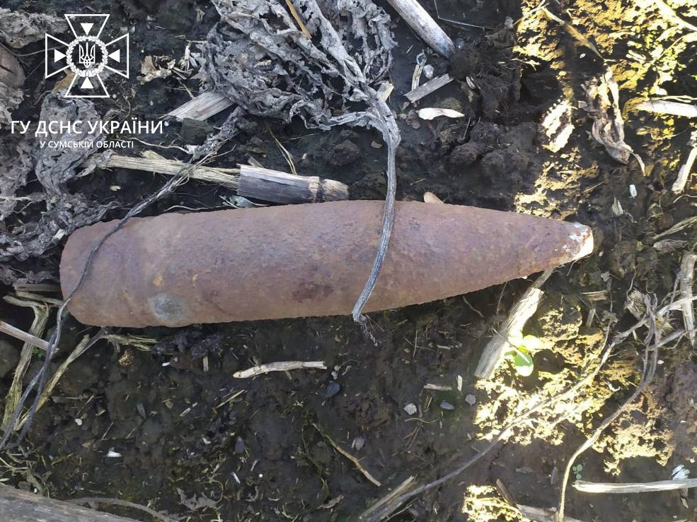 За минулу добу піротехніки Сумщини виявили 40 вибухонебезпечних предметів, з них 1 знищили