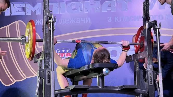 Сумчанка виграла чемпіонат України з жиму з рекордом