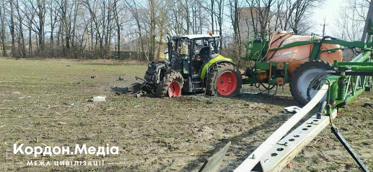 На ворожій міні підірвався тракторист поблизу Путивля