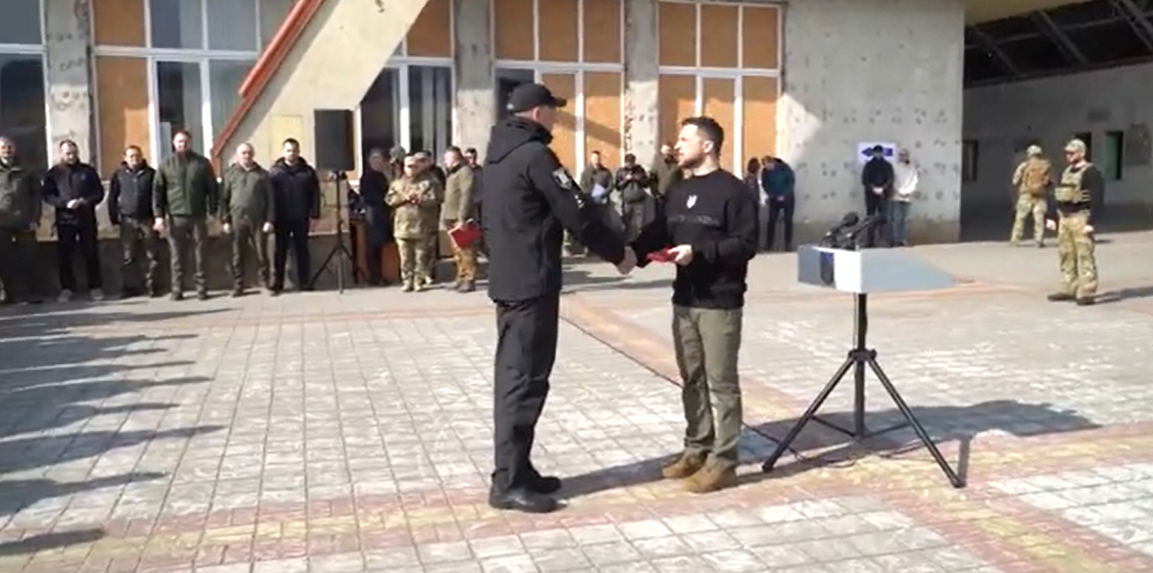 Володимир Зеленський узяв участь в урочистостях з нагоди річниці визволення Тростянця
