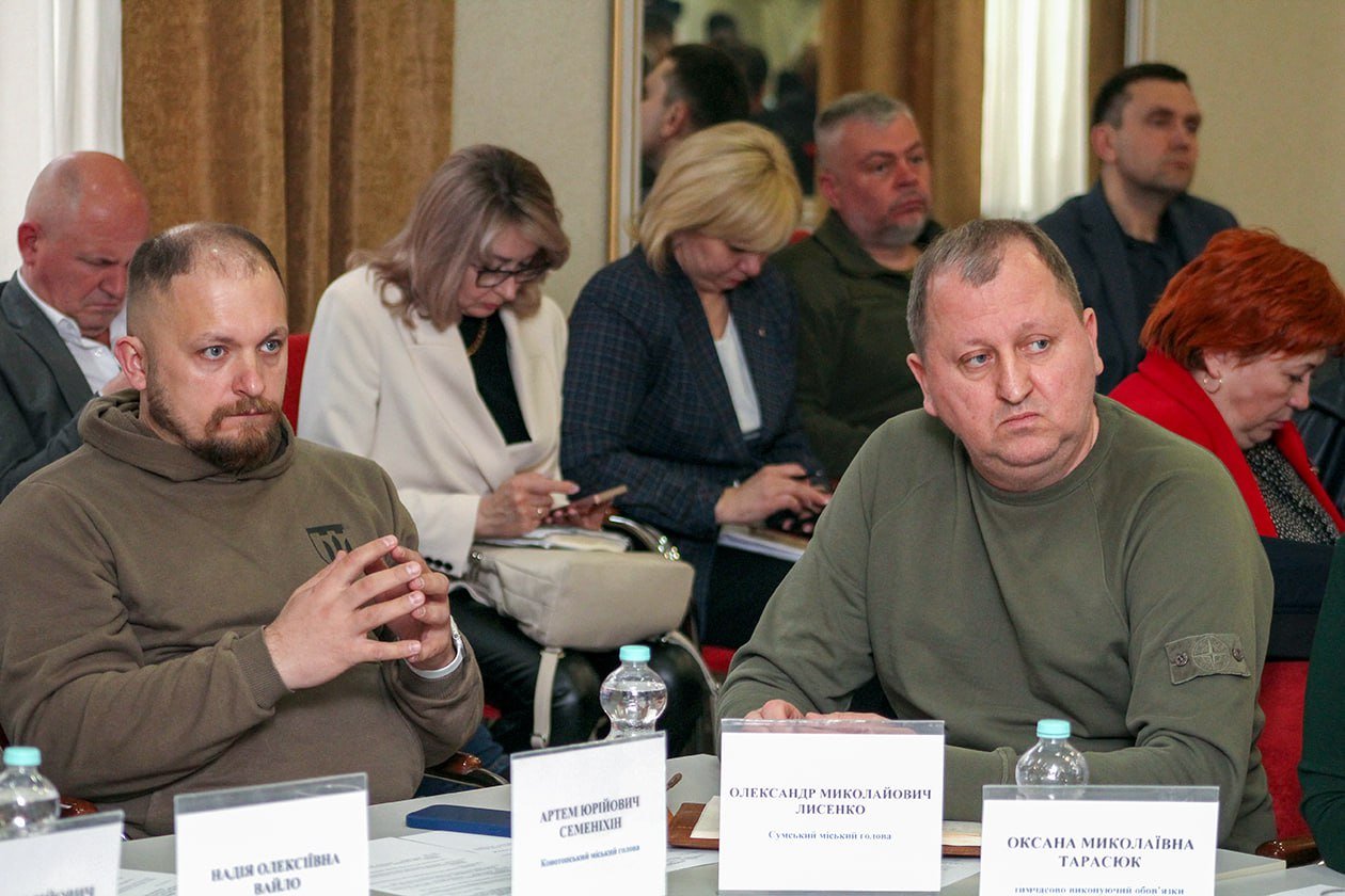 Новопризначений голова Сумської ОВА Володимир Артюх провів першу робочу зустріч