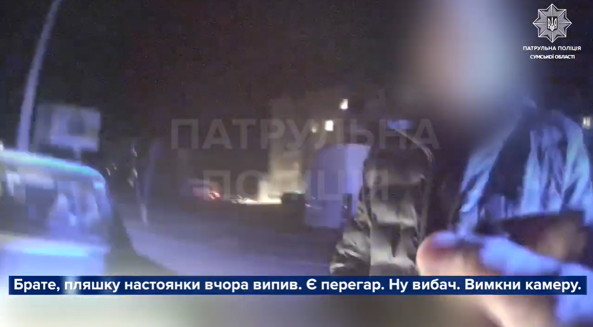 У Сумах зупинили п’яного водія, якого вже було позбавлено права керування за нетверезе водіння