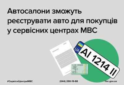 Послуга під ключ. Купив авто і виїхав з автосалону з державною реєстрацією