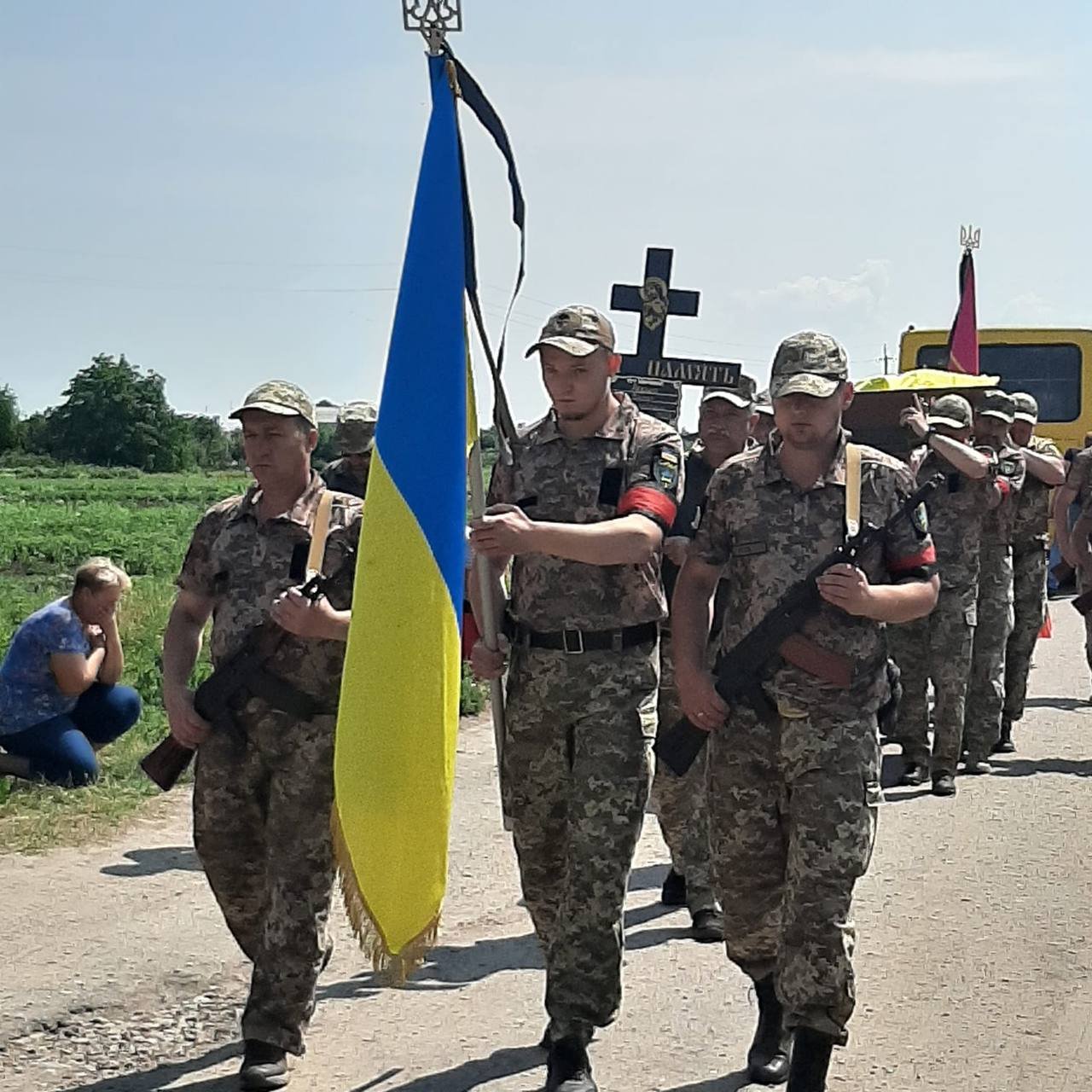 У Сумах в останню путь провели двох Захисників України Віктора Радька та Юрія Шматенка