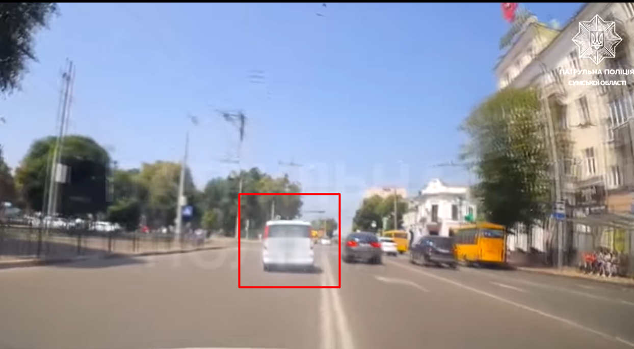 У Сумах затримали нетверезого водія, який рухався смугою зустрічного руху