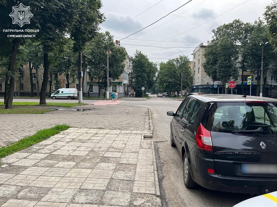 У Сумах на пр. Шевченка на переході збили жінку