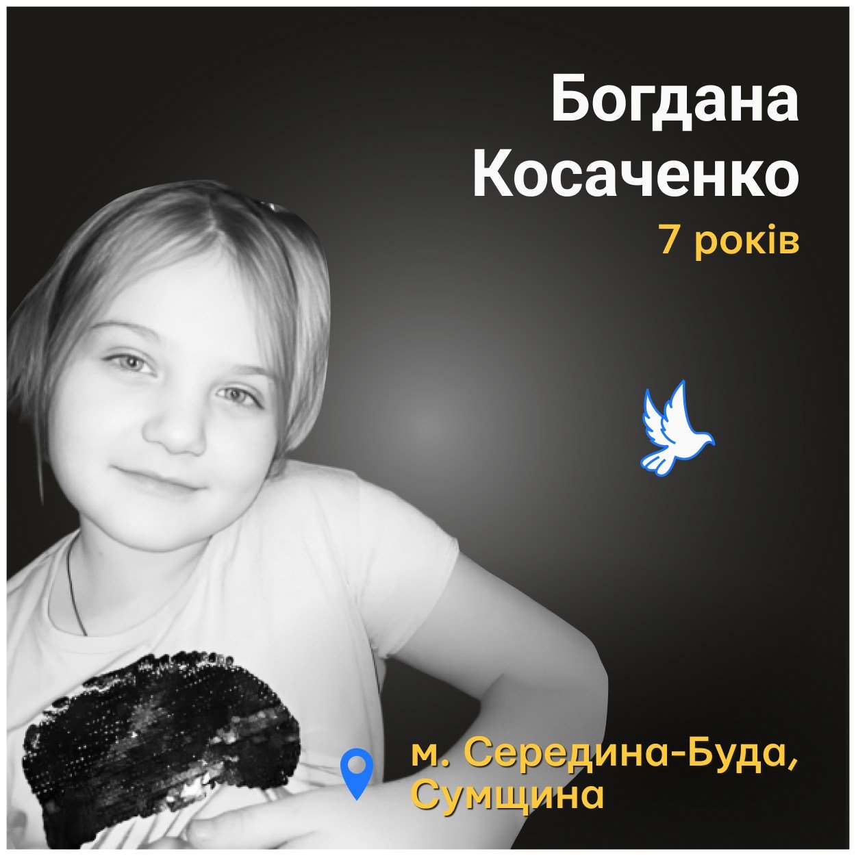 Померла на руках у матері: що відомо про загиблу від російського обстрілу в Середина-Буді 7-річну дівчинку?