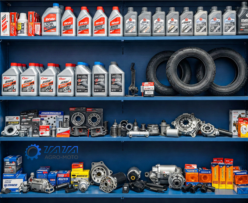 Ассортимент запчастей для скутеров в магазине TATA AGRO-MOTO MD